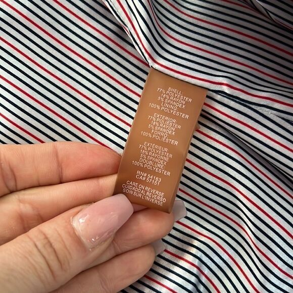 Tommy Hilfiger Blazer Business Jacket with Flattering Fit and Single-Button Sz-8 - Picture 13 of 15